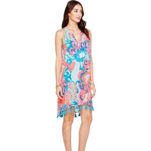 Lilly Pulitzer Roxi dress- coral reef I’m so jelly